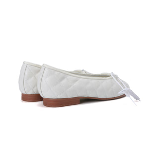 Euphoria Genuine Lambskin Bow Ballet Flats by Nostalgia Fashion New York