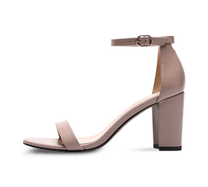 Heather Block High Heel Sandals - Kaitlyn Pan Shoes