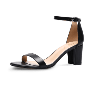 Hannah Block Mid Heel Sandals - Kaitlyn Pan Shoes