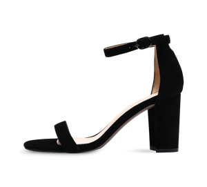 Heather Block High Heel Sandals - Final Sale - Kaitlyn Pan Shoes