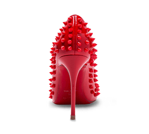 Spikes Red Sole High Heel Pumps - Kaitlyn Pan Shoes