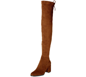 Paige Slim Fit Over The Knee Block Heel Boots - Kaitlyn Pan Shoes