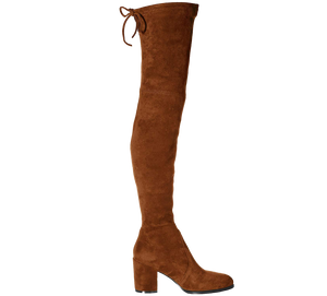 Paige Slim Fit Over The Knee Block Heel Boots - Kaitlyn Pan Shoes