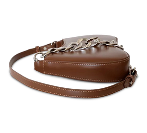 Letitia Cross body Chain Saddle - Kaitlyn Pan Shoes