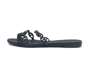 Jelly Chain Beach Sandals Flip Flops - Kaitlyn Pan Shoes