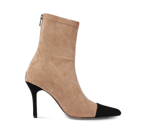 Two Tone Ankle Boots - Kaitlyn Pan Shoes