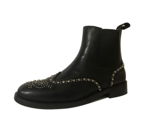 Studded Combat Boots - Final Sale - Kaitlyn Pan Shoes